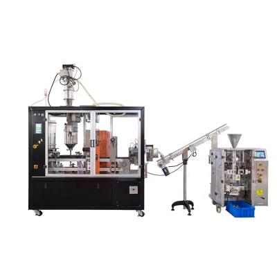 China Tea Empty Capsule Food Coffee Filling Sealing Machine For Compatible Coffee Machine for sale