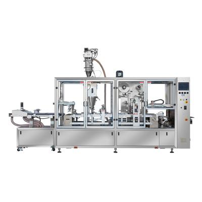 China Food High Capacity Automatic High Speed ​​Biodegradable Coffee Capsules Filling Machine Cups Sealing Machine Powder for sale