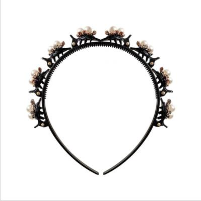 China New high quality double hits ban jewelry hairpin women sports hair band accessories double layer hit hairband hairband headbands for sale