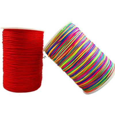 China High Quality 72 Jade Nylon Cord 500 Meter Chinese Knot Wire Jewelry Bracelet Necklace Braided Thick Woven Wire For DIY Accessories Line for sale