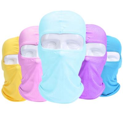 China breathable & Waterproof Custom Design Multifunctional Hoods Cover Motorcycle Balaclava Solid Color One Hole Main Balaclava for sale