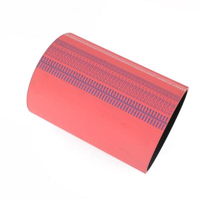 China Building Material Stores Competitive Price Single Sided Pink Liner Tooth Synchronous Belt For Conveyor Belt for sale