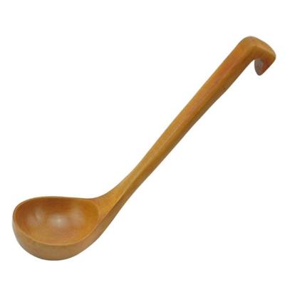 China Sustainable Wooden Floating Pocket Soup Spoon Kitchen Utensils Wholesale for sale