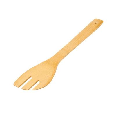 China 12 Inch Viable Bamboo Salad Spoon, Mixing Fork Servers Wholesale for sale