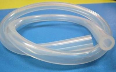 China LFGB High Temp Silicone Tubing Shock Resistant 80A Hardness Te koop