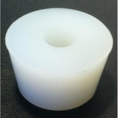 Chine Bouchon blanc de silicone avec le trou pour la catégorie comestible de vin de brew de bouchon de bouteille de valve de sas à vendre