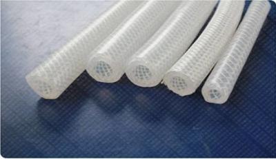 China High Pressure Braided Silicone Tubing , Reinforced Rubber Hose Non - Toxic for sale