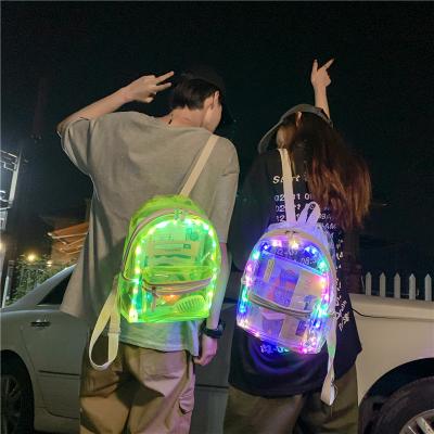 China Wholesale Anti-theft Girl's Light Mail Backpack Transparent Customization Candy Colors Jelly Small Waterproof Solid Color Zipper Backpack for sale