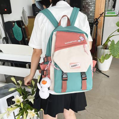 China New Style Travel Waterproof Rise Anti-theft Hit Color Camping Sports Backpack Breathable Students Casual Backpack Custom Made for sale