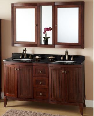 China Opma Traditional Modern Bathroom Vanity Cabinet Double Sink Cabinet Marble Vanity Cabinet for sale