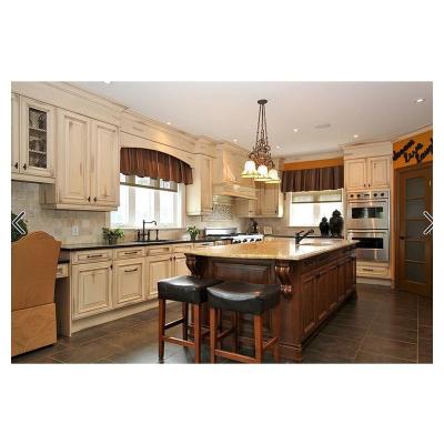 China Opma Cabinet Solid Wood Wood Set Customized Traditional Solid Modern Kitchen Furniture House Cabinet for sale