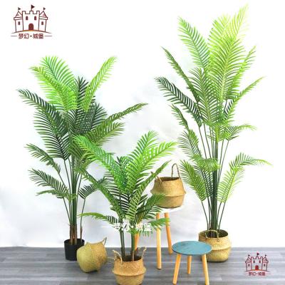 China Latex Tree Artificial Tree High Quality Artificial Green Decorative Large Palm Tree Plant For Home Decoration for sale