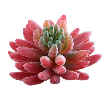 China Mini Artificial Succulents Potted Succulent Plants Waterproof Simulation Bonsai Potted Succulents In Low Price for sale