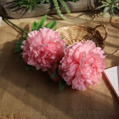 China Real Touch Silk Flower Rose Decorative Peony Flowers Party Wedding Home Decor for sale