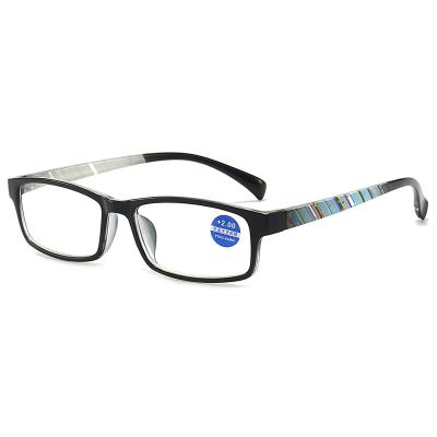 China Factory supply OEM logo fashion slim different styles custom color plastic men women reading glasses for sale