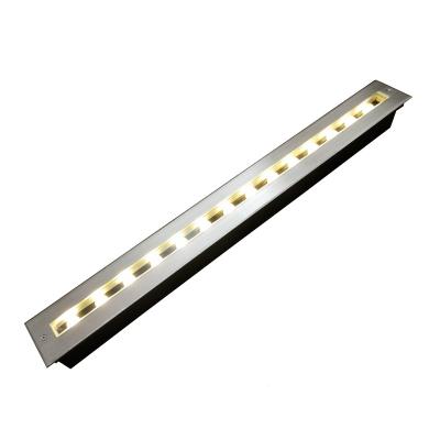 China IP65 LANDSCAPE Universal High Power Outdoor Matrix Linear Cast Aluminum Lamp Body RGB LED Underground Light for sale