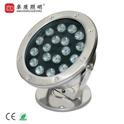 China Factory direct sale RGBW stainless steel outdoor super bright underwater light for aquarium garden for sale