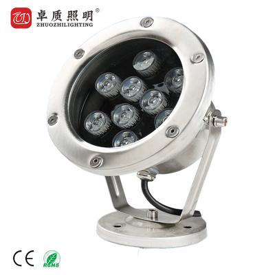 China Low Price Outdoor Underwater Stainless Steel IP68 DMX512 Rgbw Fountain LED Bottom Water Light for sale