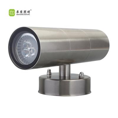 China Modern 304 201 Stainless Steel Down Waterproof IP65 LED Modern Outdoor Wall Light for sale