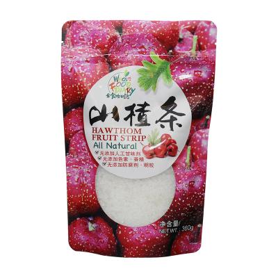 China Moisture-proof beautifully printed ziplock bag with open windows mildewproof dried fruit food packaging ziplock bag for sale