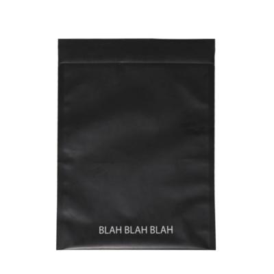 China Moisture Proof Waterproof Cheap Prices T Shirt Packaging Plastic Bag Recyclable Resealable Black Zipper for sale