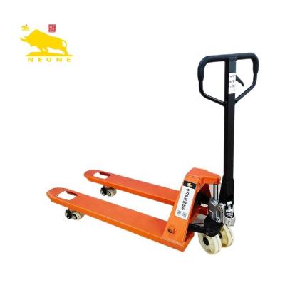 China NEUNE Factory CBY-BF Material Handling Equipment Hand Pallet Truck Hydraulic Manual Material Forklift Manual Transpalet For Warehouse for sale