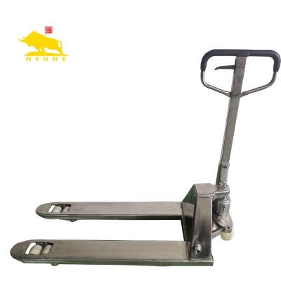 China Manual Hydraulic Machinery Repair Shops Guangdong Niuli Logistics Pallet Jack CBY-AC Hand Pallet Truck 2.0 Ton For Sale 2.0 Ton Stainless Steel for sale