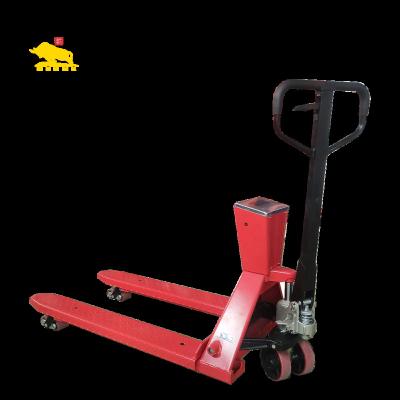 China Electronic Hydraulic Pallet Jack Pump Electronic Scale Truck 2.5 Ton For Material Handling From Factory NEUNE A Hand Pallet Truck for sale