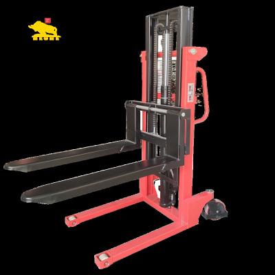 China Construction Material Shops NEUNE Material Handling Equipment CTY-E 1 Ton 2.5m Hydraulic Forklift Lifting Cargolift in Warehouse Factory for sale