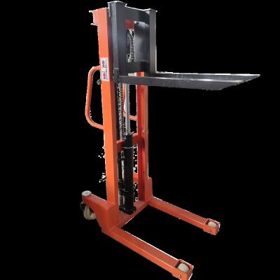 China Building Material Shops NEUNE Manual CTY-A 500kg 1.2m Hydraulic Pallet Stacker Forklift Material Handling Equipment in Warehouse Factory for sale