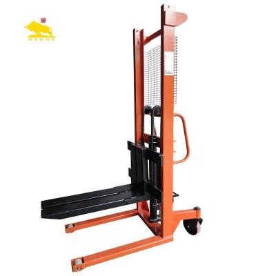 China Building Material Jack CTY-D 1000kg 1600mm NEUNE Stores Forklift Pallet Stacker Manual Forklift for Warehouse and Storage for sale