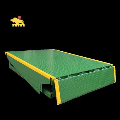 China NEUNE Machinery Repair Shops DQC8-0.7 Durable Electro-hydraulic Dock Leveler Yard Ramp Loading Dock Ramp 800 Kg For Storage Warehouse for sale