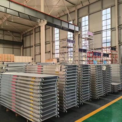 China Aluminum Scaffolding Plywood Platform Scaffolding Plywood Platform Industrial Aluminum Scaffold Planks for sale