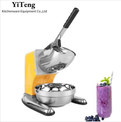 China Household Commercial Stainless Steel Ice Crusher Portable Manual Ice Shaved Machine Colorful Ice Crusher for sale