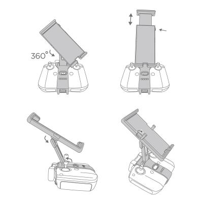 China Fit Devices CYNOVA DJI Drone Remote Controller Tablet Holder 2-13.5inch For Mavic 3 Mini Pro 2 Air 2/2S DJI 2 i-Pads 360 Rotation Mount for sale