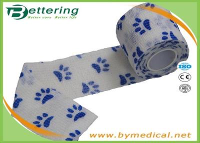 China Comfortable Elastic Cohesive Bandage / Self Adhesive Bandages For Pets for sale