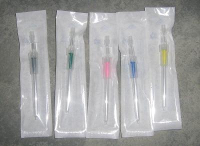 China Sterile medizinische Einspritzung Elementaroperation liefert Intravenous IV Cannula mit Papiersichtpackung zu verkaufen