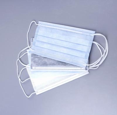 China Surgical Disposable Medical Consumables 3 Ply Non Woven Face Mask With Ear Loop for sale