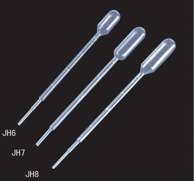 China Disposable Sterile Laboratory Transfer Plastic Pasteur Pipette 1 / 2 / 3ML for sale