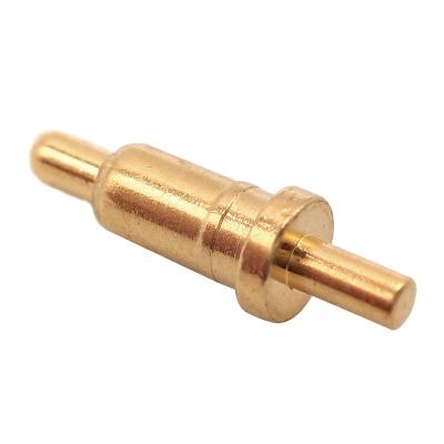 China PCB Customize Length 5V1A 12V 2A Pin Dip Gold Plated Single Pcb Pogo Pin Header Connector for sale