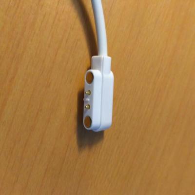 China PCB magnet connector magnetic pogo cable connector, magnetic pogo pin charger 2pin DC magnetic connector for sale