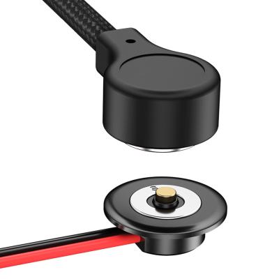 China New Design Portable Device Magnetic Charging Cable Consumer Electronics Female and Male Pogo Pin Thin Round 2 Pin Magnetic Connector 2020 for sale