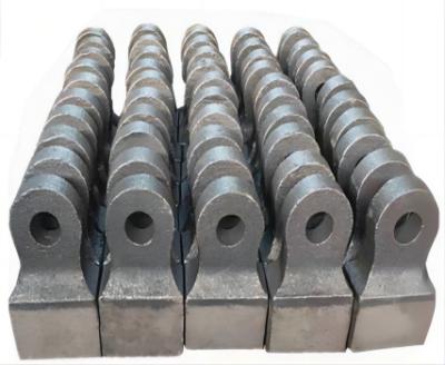 China Construction hammer head for hammer crusher parts mill crusher cast iron hammer head crusher machine wear parts for sale