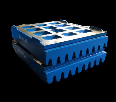 China Construction Jaw Crusher Spare Parts Jaw Plate For Mining Industry Jaw Plate Steel Casting for sale