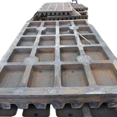 China Construction customized OEM high quality jaw crusher spare part wear parts jaw plate, tooth plate can be used for mining equipment for sale