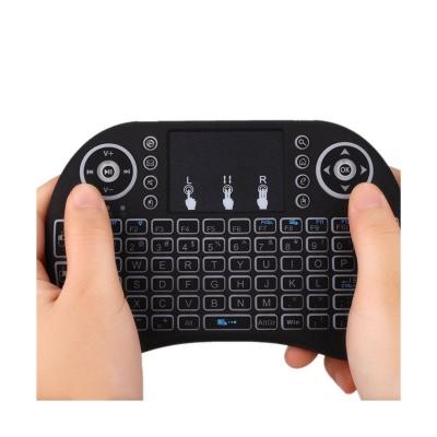 China Hot Selling USB Rechargeable Mini Backlight Wireless Keyboard And Multifunctional Mouse With Touch Pad for sale