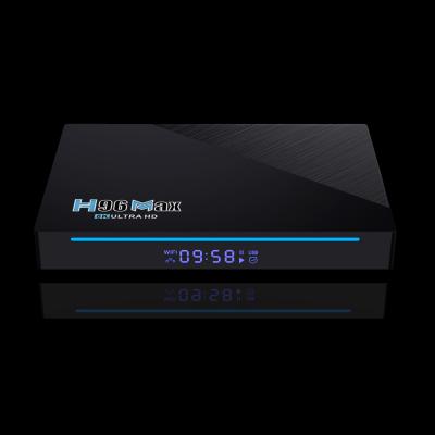 China OEM/ODM Factory Price 8K Ultra HD 2.5g 5G Wifi 4gb 64gb H96 Max RK3356 IP Android 11.0 TV Box 2021 for sale