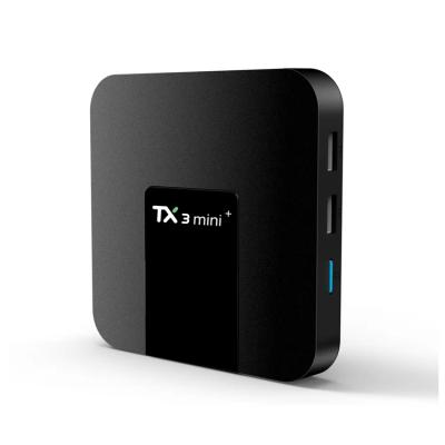 China Newest Android 11.0 AV IPTV Smart TV Box TX3mini+ 64bit 2GB 4GB RAM 16GB 32GB for sale