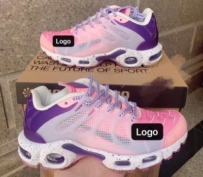 China Fashion Trend Durable Women Running Shoes Purple With Pink Color 2022 Newest Cheap Casual Shoes for sale