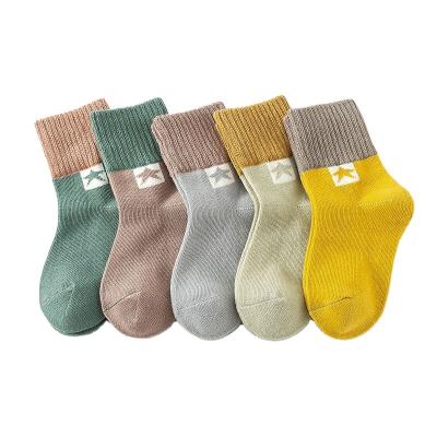 China Hot Sale Cotton Baby Sporty Socks For Newborns Korean Baby Socks for sale